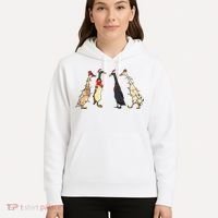 Christmas Ducks Lights Santa Ducks Merry Christmas Hoodie thumb 5