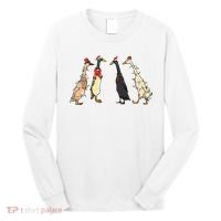 Christmas Ducks Lights Santa Ducks Merry Christmas Long Sleeve Shirt thumb 0