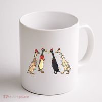 Christmas Ducks Lights Santa Ducks Merry Christmas Coffee Mug thumb 1