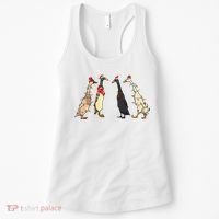 Christmas Ducks Lights Santa Ducks Merry Christmas Women's Tank Top thumb 0