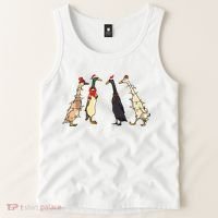Christmas Ducks Lights Santa Ducks Merry Christmas Tank Top thumb 2