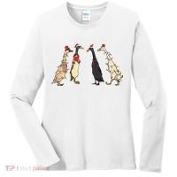 Christmas Ducks Lights Santa Ducks Merry Christmas Women's Long Sleeve Shirt thumb 0
