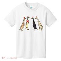 Christmas Ducks Lights Santa Ducks Merry Christmas Kids T-Shirt thumb 0