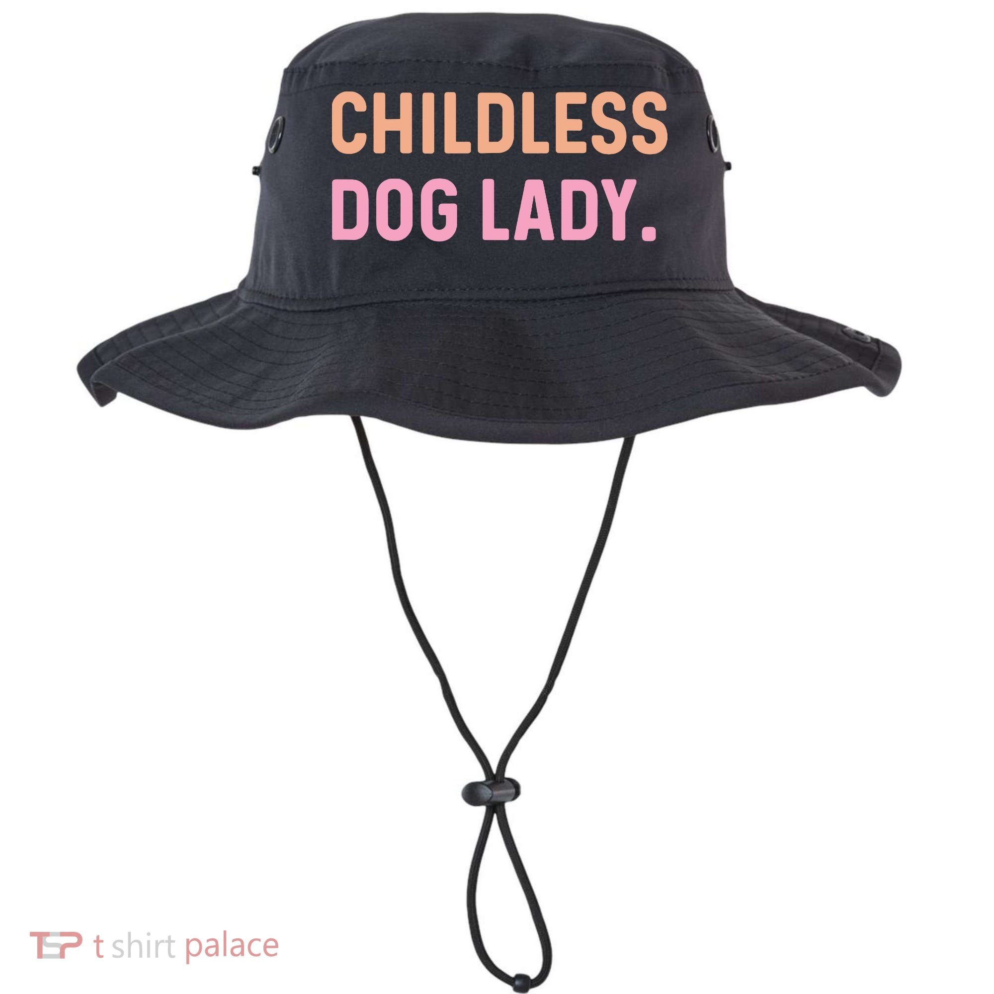 Childless Dog Lady Funny Pet Animal Bucket Hat