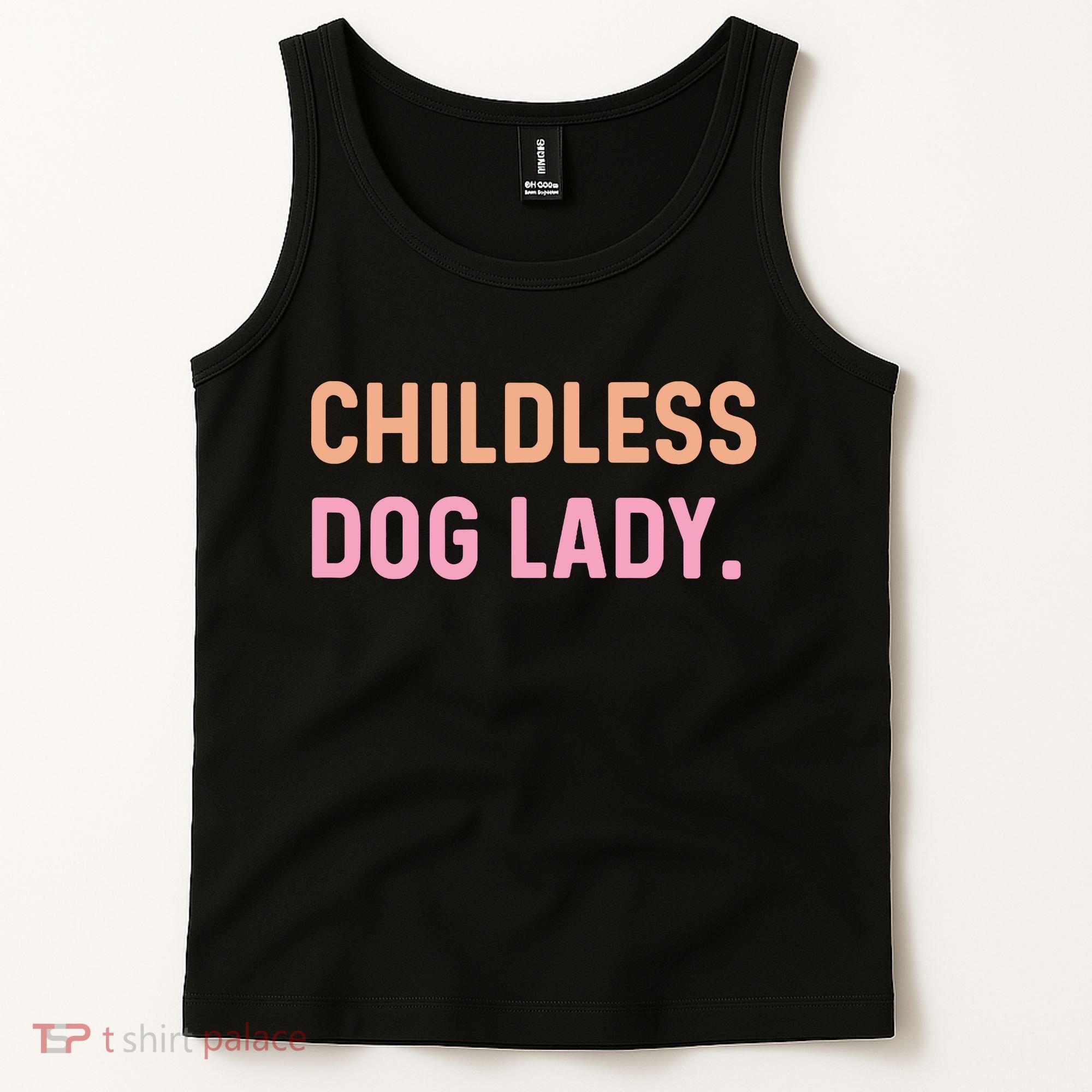 Childless Dog Lady Funny Pet Animal Tank Top
