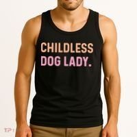 Childless Dog Lady Funny Pet Animal Tank Top thumb 3