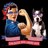 Childless Dog Lady Is Voting Kamala Election Usa 2024 Coffee Mug thumb 5