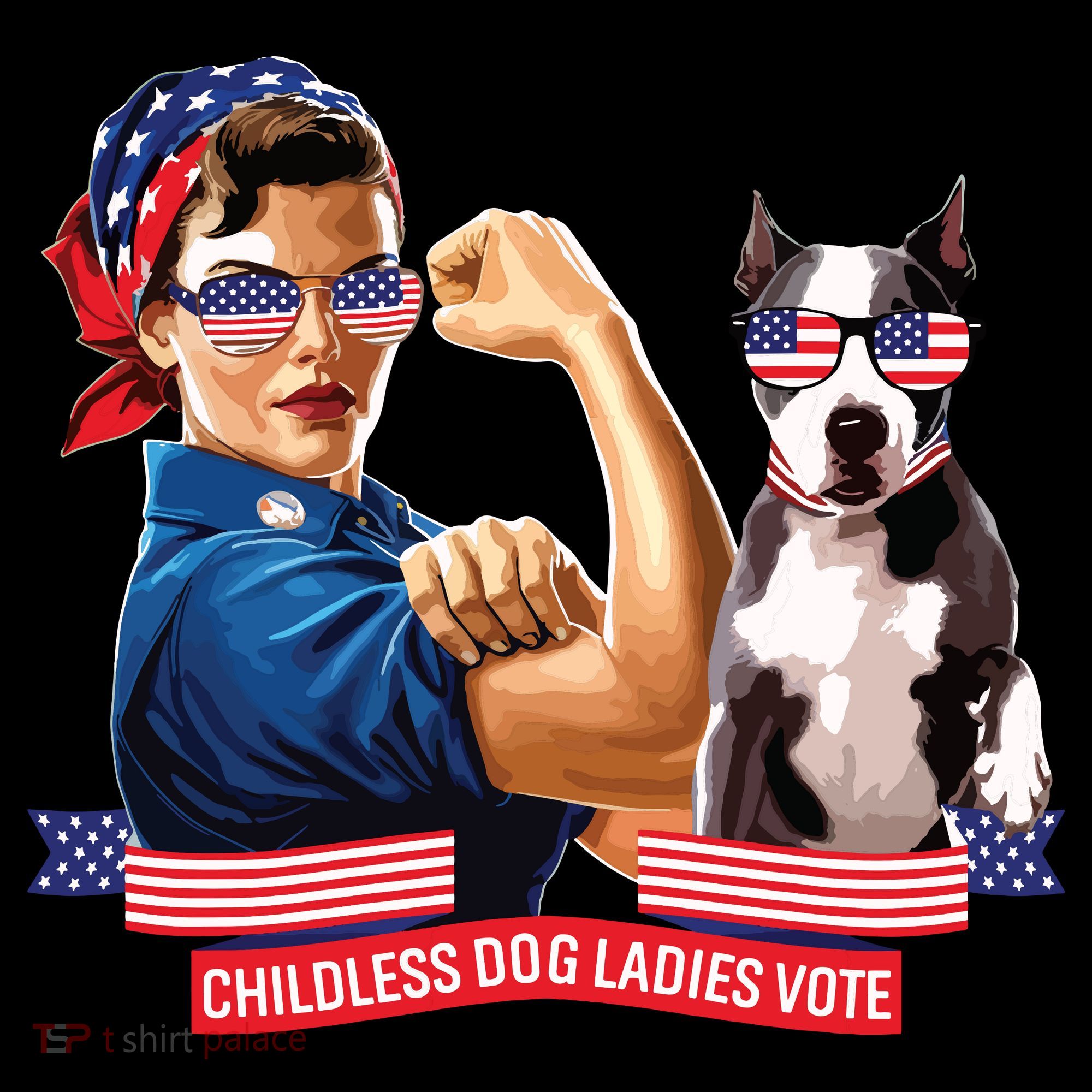 Childless Dog Lady Is Voting Kamala Election Usa 2024 Coffee Mug