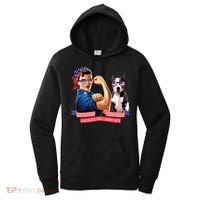 Childless Dog Lady Is Voting Kamala Election Usa 2024 Women's Hoodie thumb 0