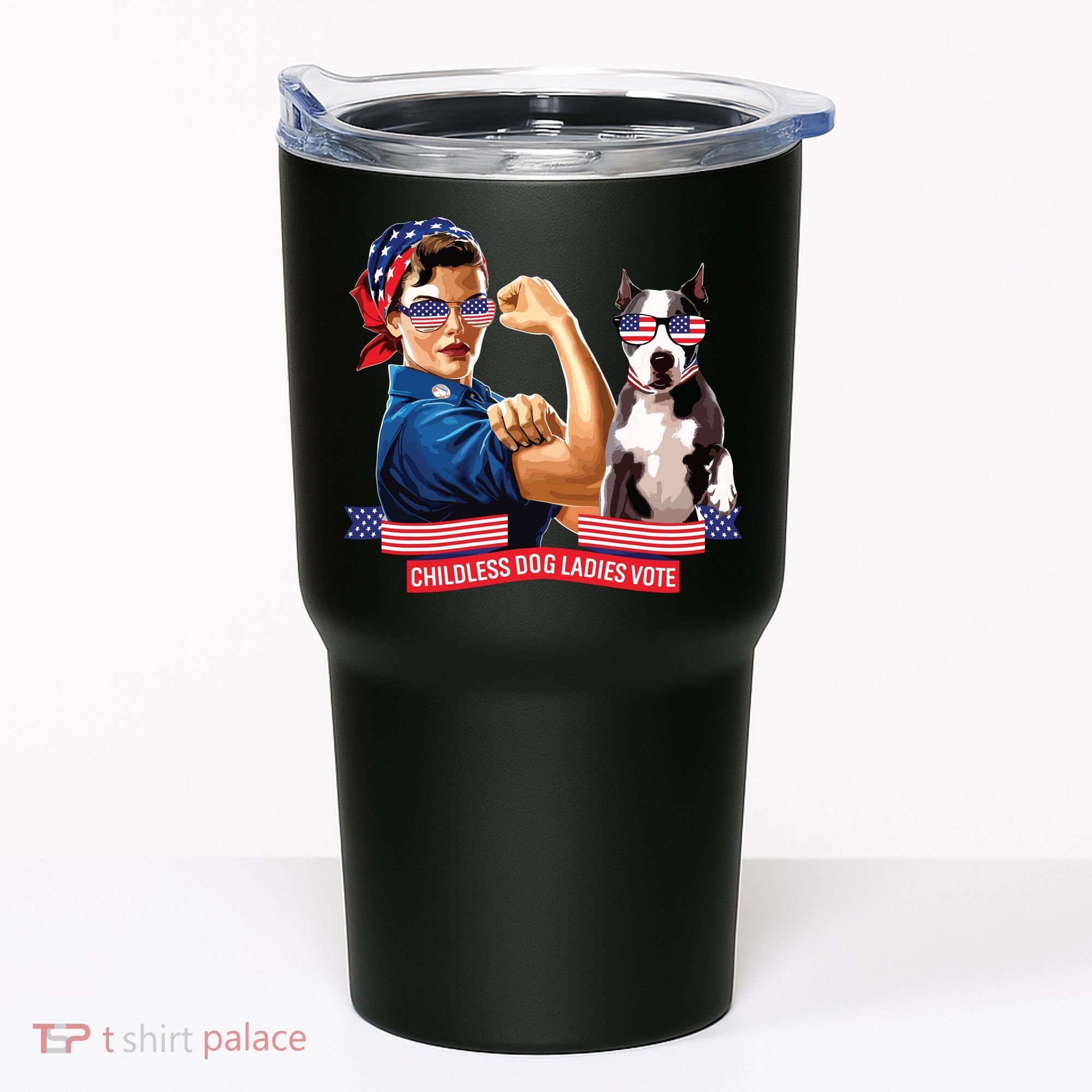 Childless Dog Lady Is Voting Kamala Election Usa 2024 Tumbler