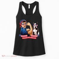 Childless Dog Lady Is Voting Kamala Election Usa 2024 Women's Tank Top thumb 0