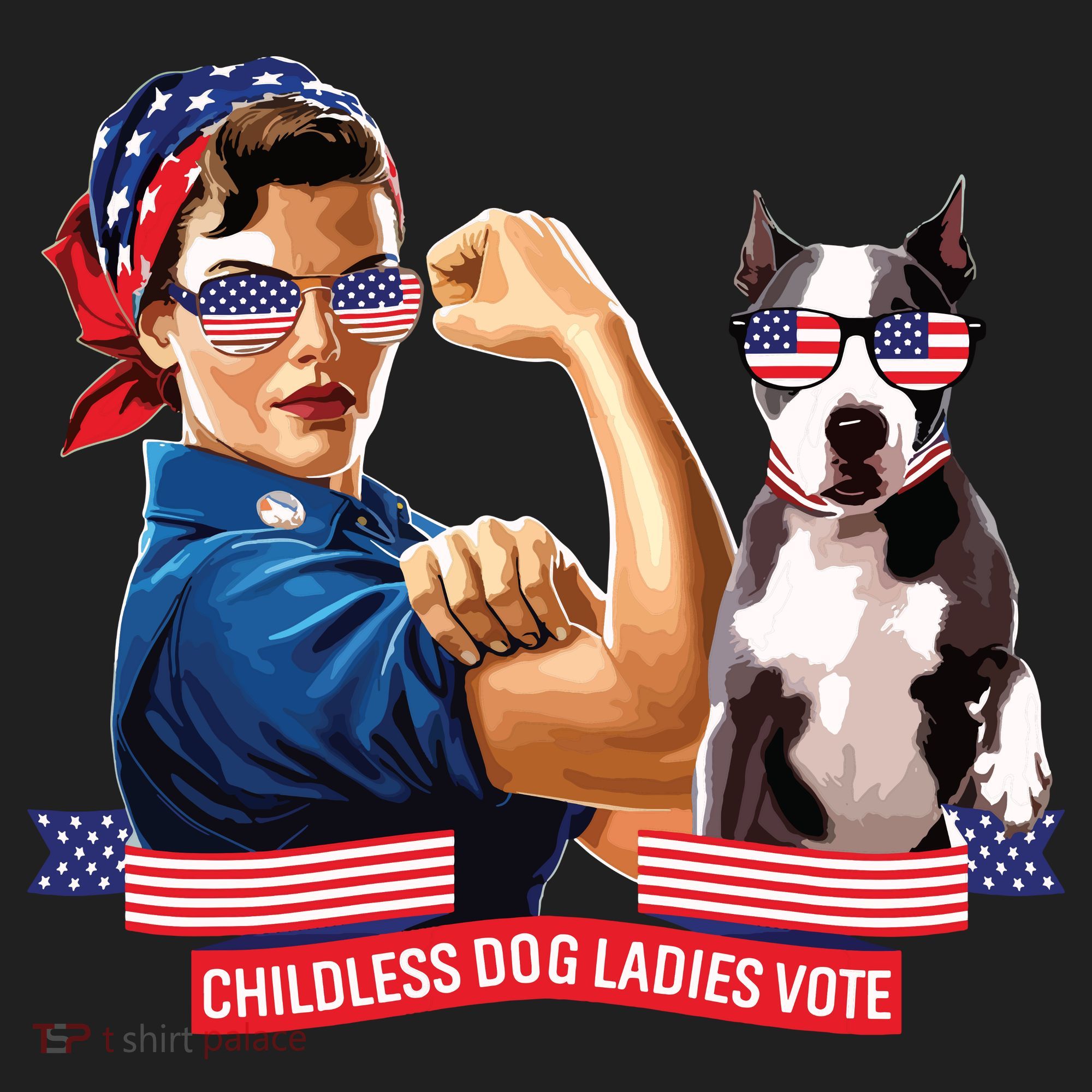 Childless Dog Lady Is Voting Kamala Election Usa 2024 Hat