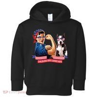 Childless Dog Lady Is Voting Kamala Election Usa 2024 Toddler Hoodie thumb 0