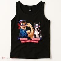 Childless Dog Lady Is Voting Kamala Election Usa 2024 Tank Top thumb 2