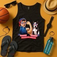 Childless Dog Lady Is Voting Kamala Election Usa 2024 Tank Top thumb 4