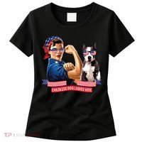 Childless Dog Lady Is Voting Kamala Election Usa 2024 Women's T-Shirt thumb 0