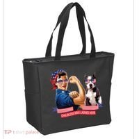 Childless Dog Lady Is Voting Kamala Election Usa 2024 Tote Bag thumb 2