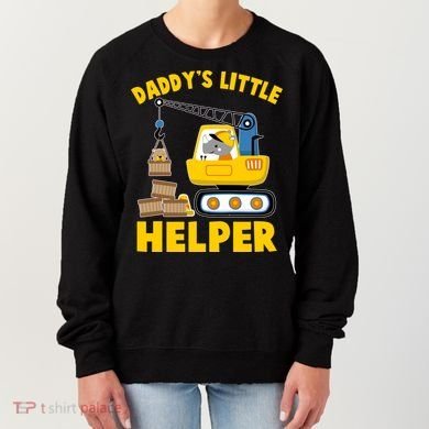 Cute Daddy's Little Helper Construction Women's Sweatshirt