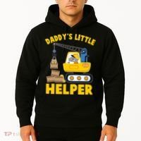 Cute Daddy's Little Helper Construction Hoodie thumb 2