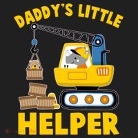 Cute Daddy's Little Helper Construction Beanie thumb 2