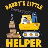 Cute Daddy's Little Helper Construction Polo thumb 3