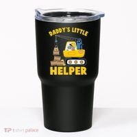 Cute Daddy's Little Helper Construction Tumbler thumb 0