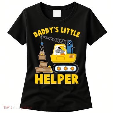 Cute Daddy's Little Helper Construction Women's T-Shirt