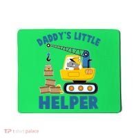 Cute Daddy's Little Helper Construction Mousepad thumb 0