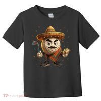 Cinco De Mayo Golf Ball With Sombrero Margarita Golf Lover Toddler T-Shirt thumb 0