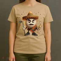 Cinco De Mayo Golf Ball With Sombrero Margarita Golf Lover T-Shirt thumb 4
