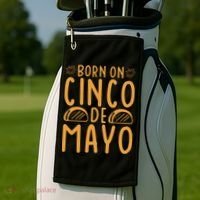 Cinco De Mayo Birth Golf Towel thumb 2