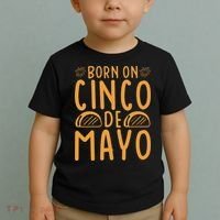 Cinco De Mayo Birth Toddler T-Shirt thumb 2