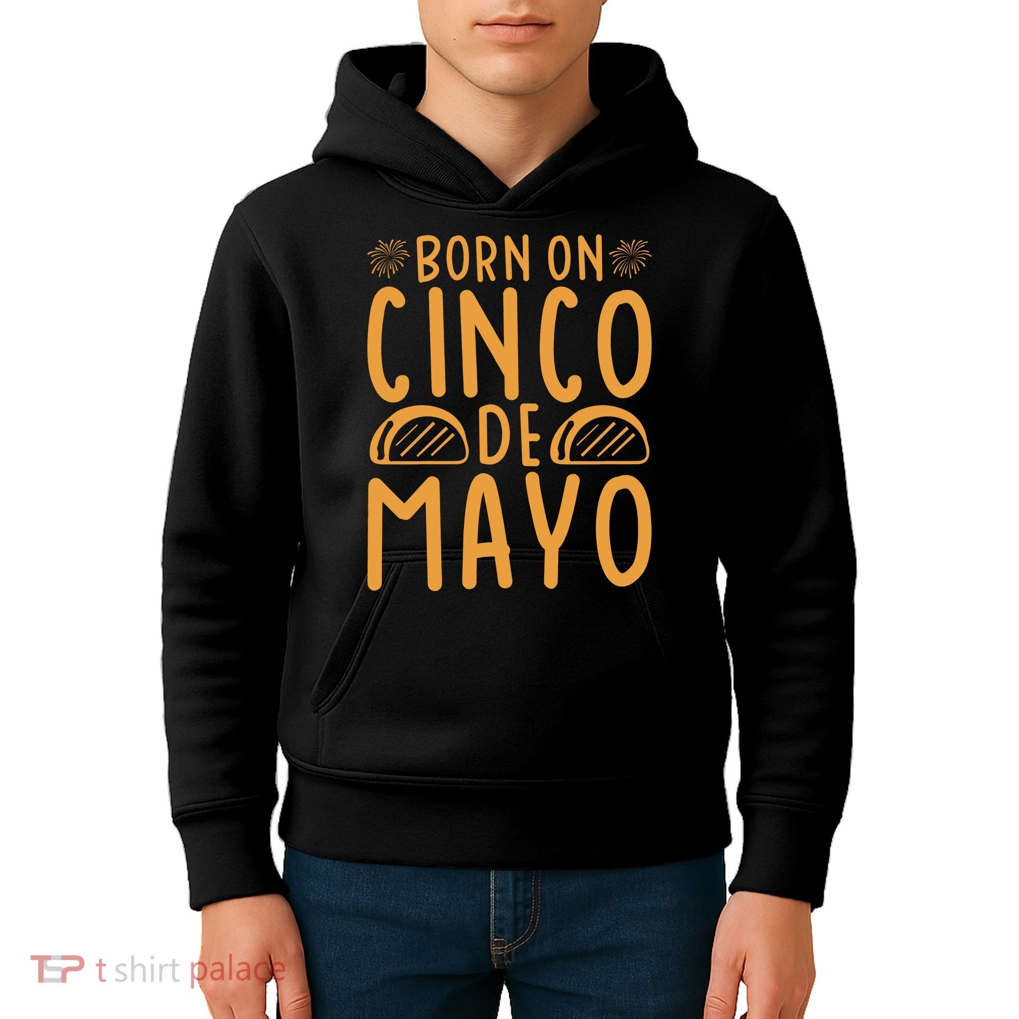 Cinco De Mayo Birth Kids Hoodie