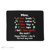 Cute Dog Mom Mothers Day Happy Mothers Day Gifts From Dog Mousepad thumb 0