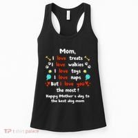 Cute Dog Mom Mothers Day Happy Mothers Day Gifts From Dog Women's Tank Top thumb 0