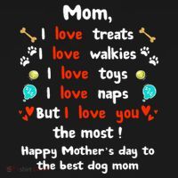 Cute Dog Mom Mothers Day Happy Mothers Day Gifts From Dog Women's Tank Top thumb 5