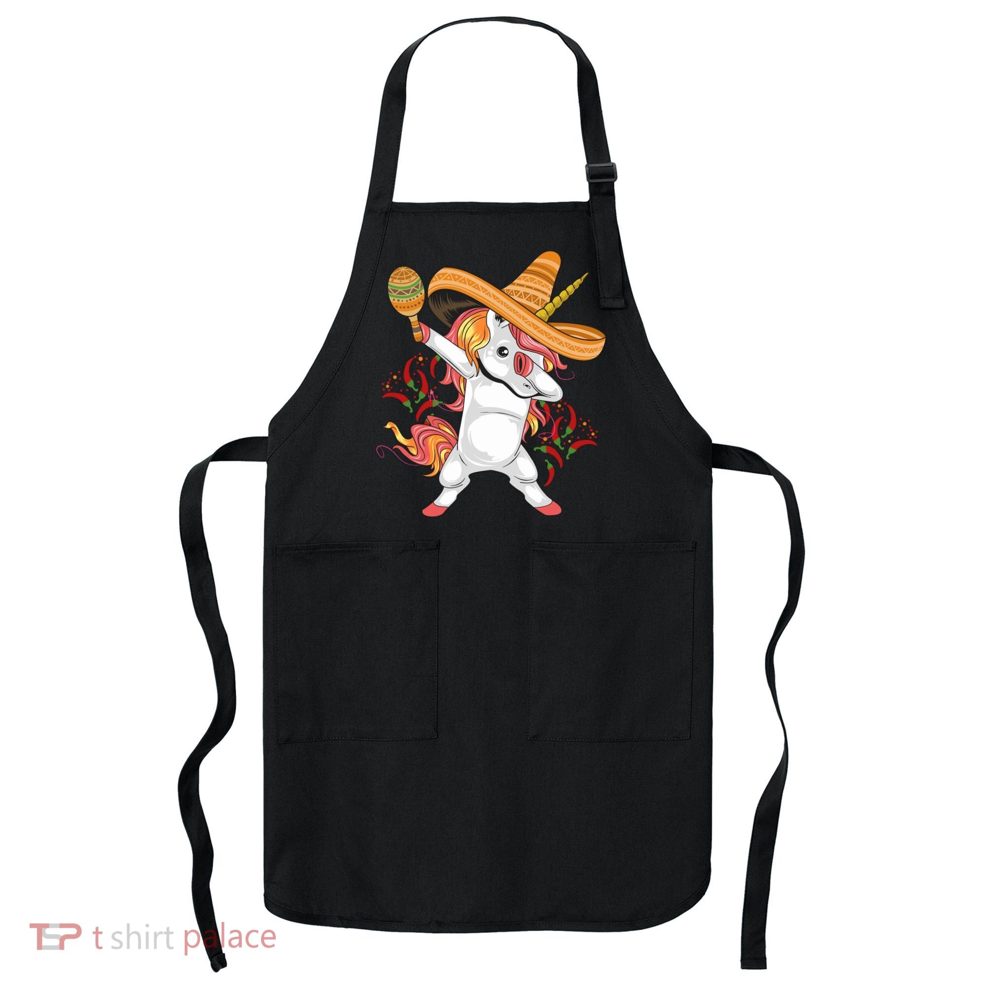 Cinco De Mayo Unicorn Dab Apron