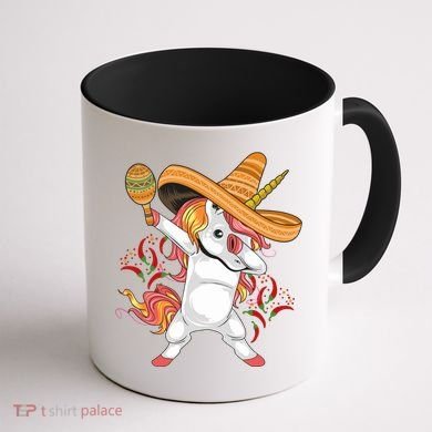 Cinco De Mayo Unicorn Dab Coffee Mug back