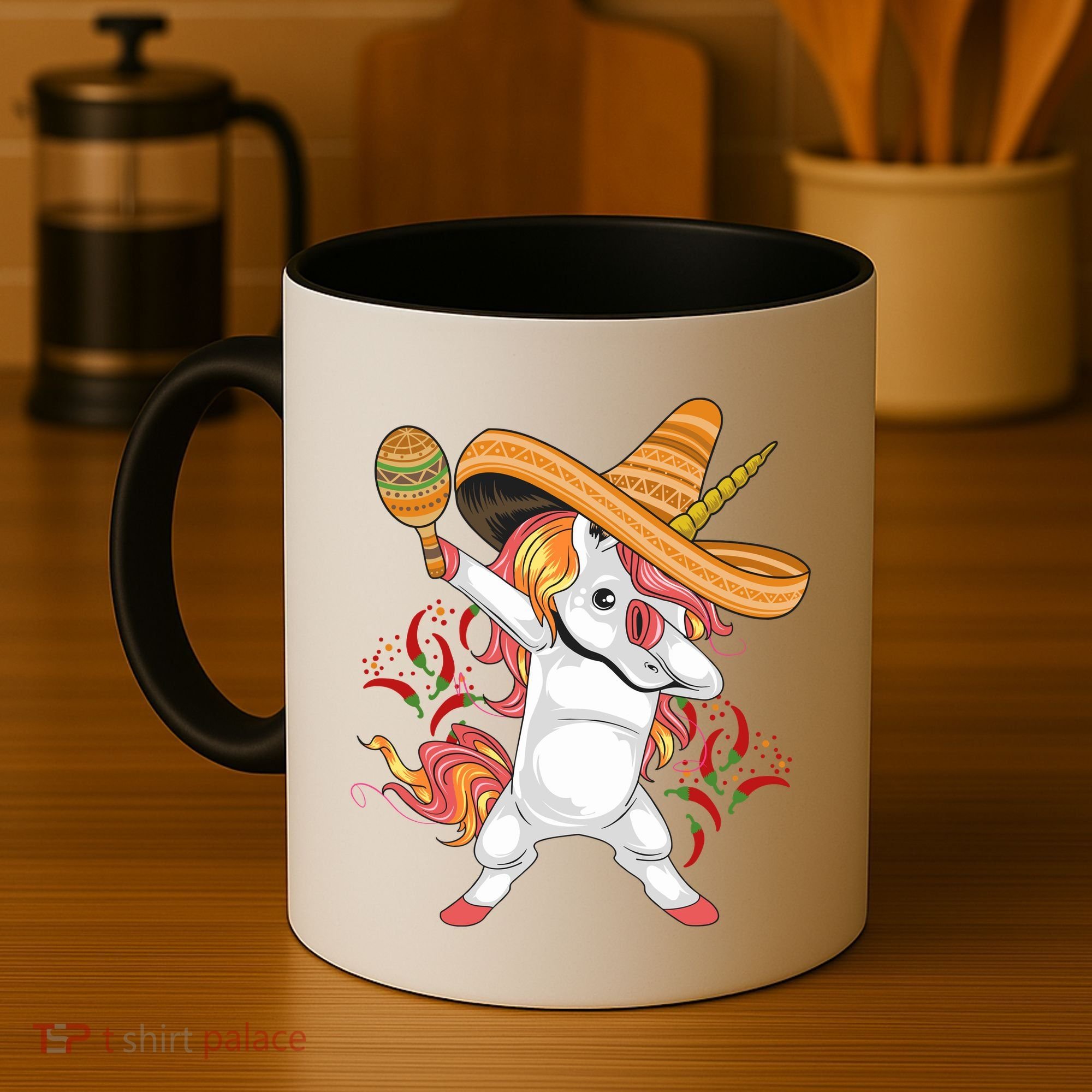 Cinco De Mayo Unicorn Dab Coffee Mug