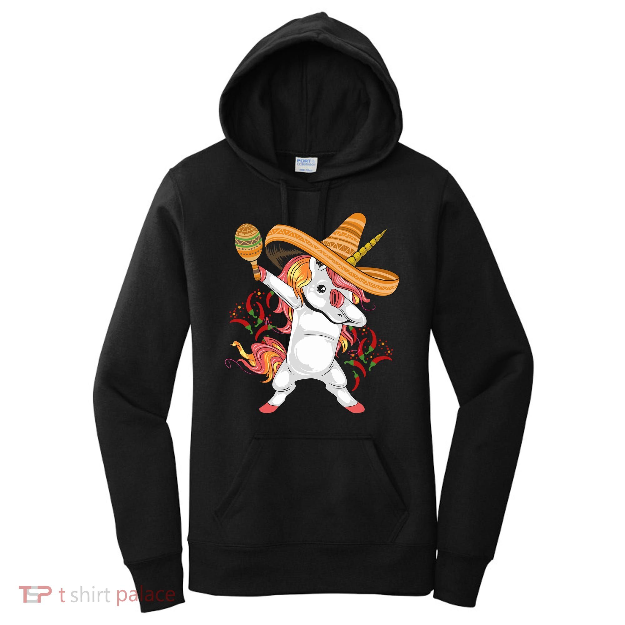 Cinco De Mayo Unicorn Dab Women's Hoodie