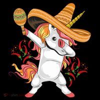 Cinco De Mayo Unicorn Dab Women's Hoodie thumb 2