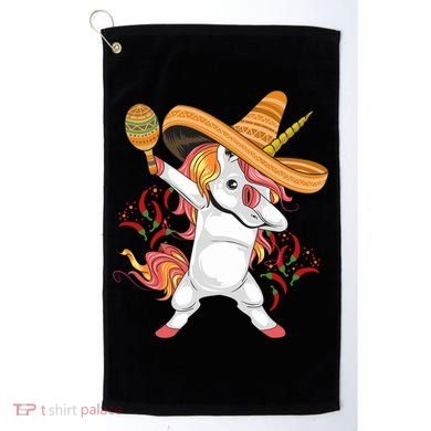 Cinco De Mayo Unicorn Dab Golf Towel