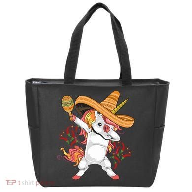 Cinco De Mayo Unicorn Dab Tote Bag
