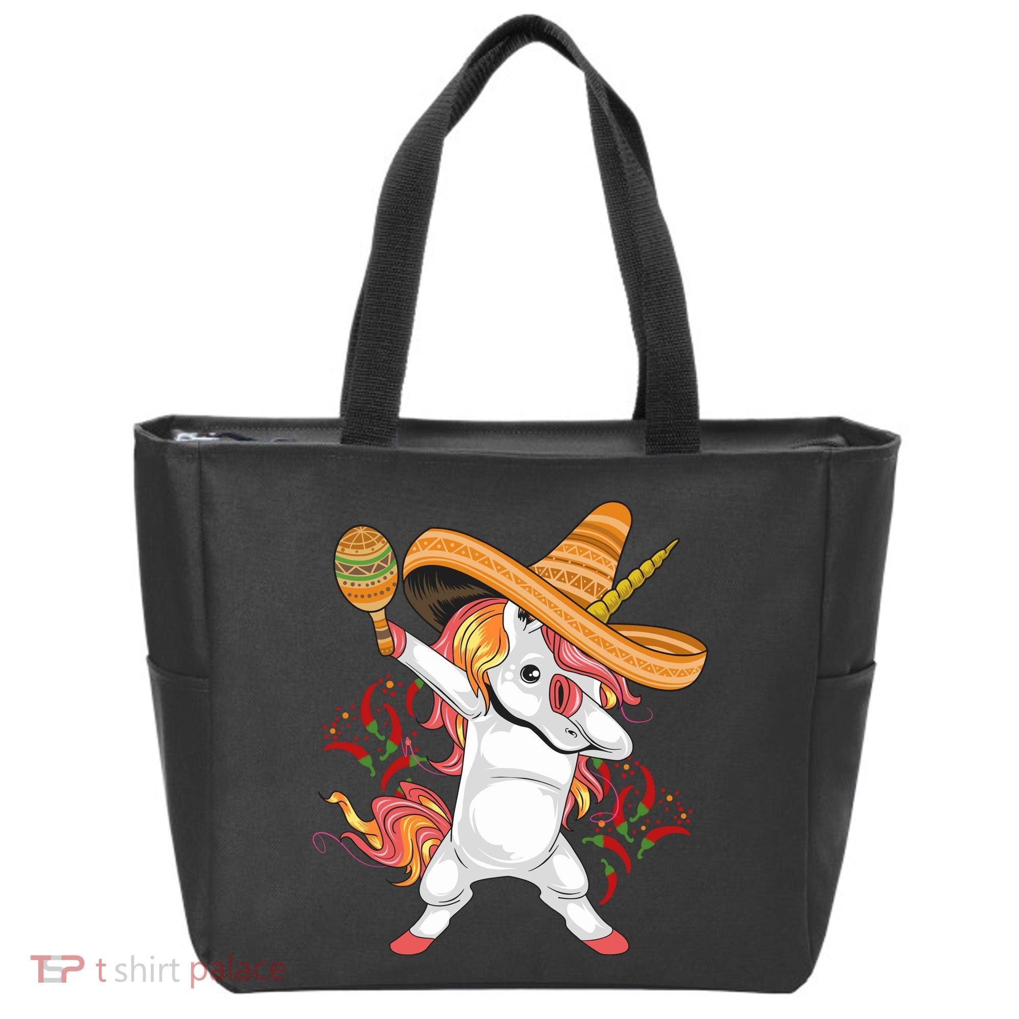 Cinco De Mayo Unicorn Dab Tote Bag