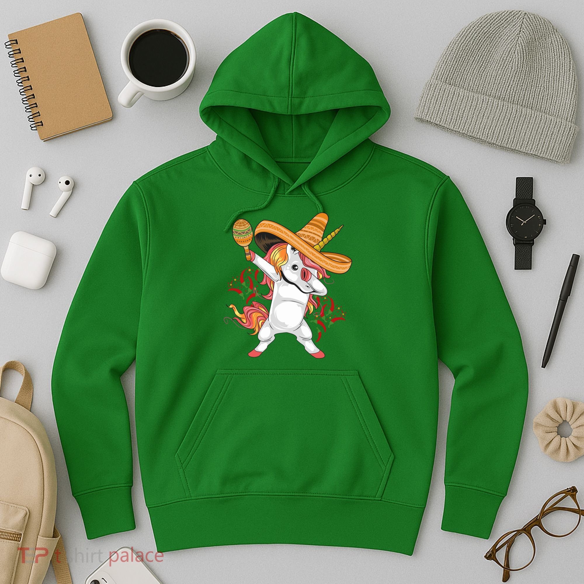 Cinco De Mayo Unicorn Dab Hoodie