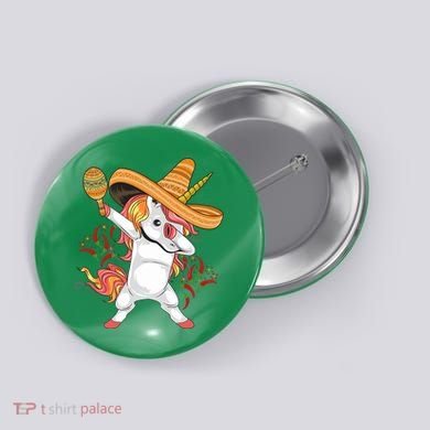 Cinco De Mayo Unicorn Dab Button