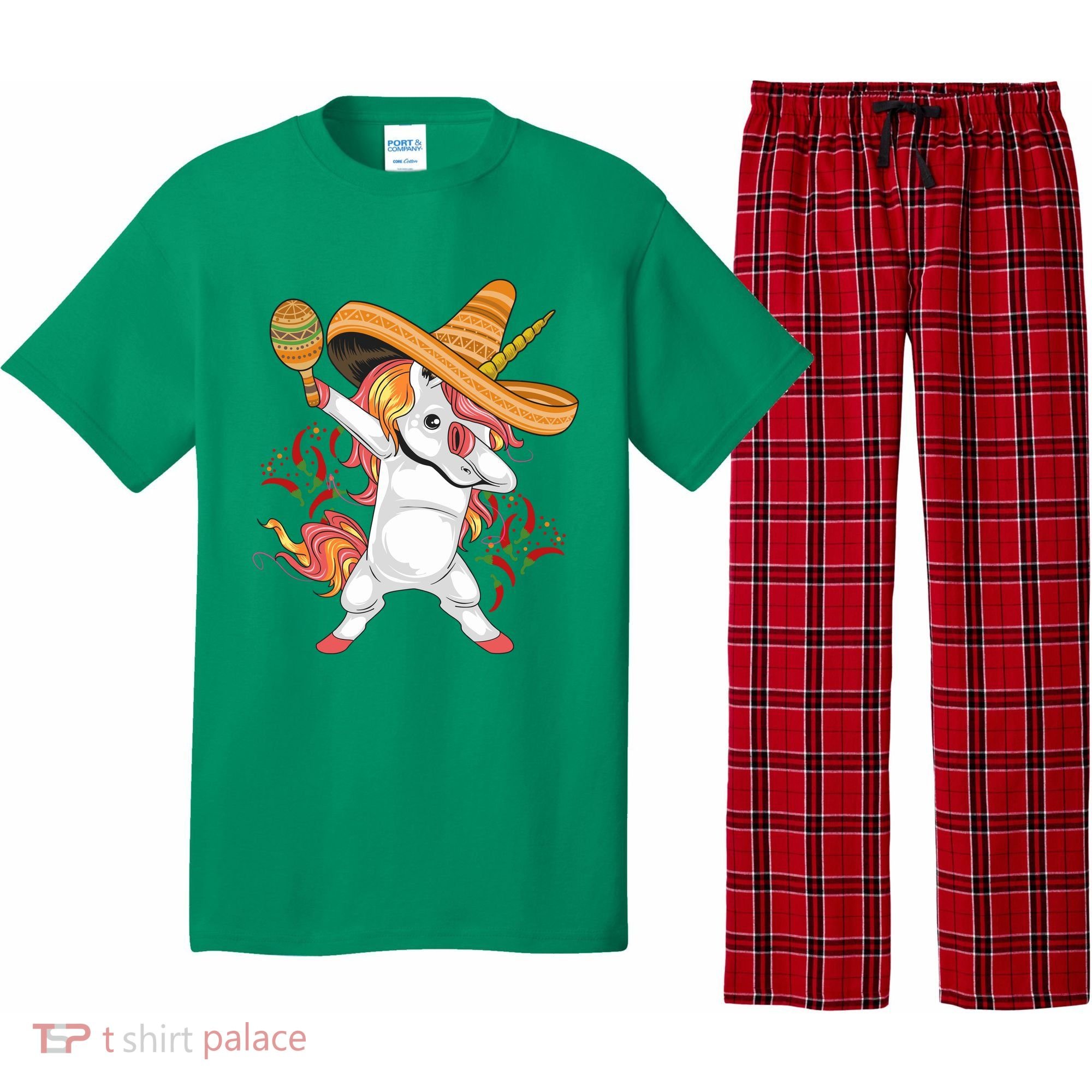 Cinco De Mayo Unicorn Dab Pajama Set