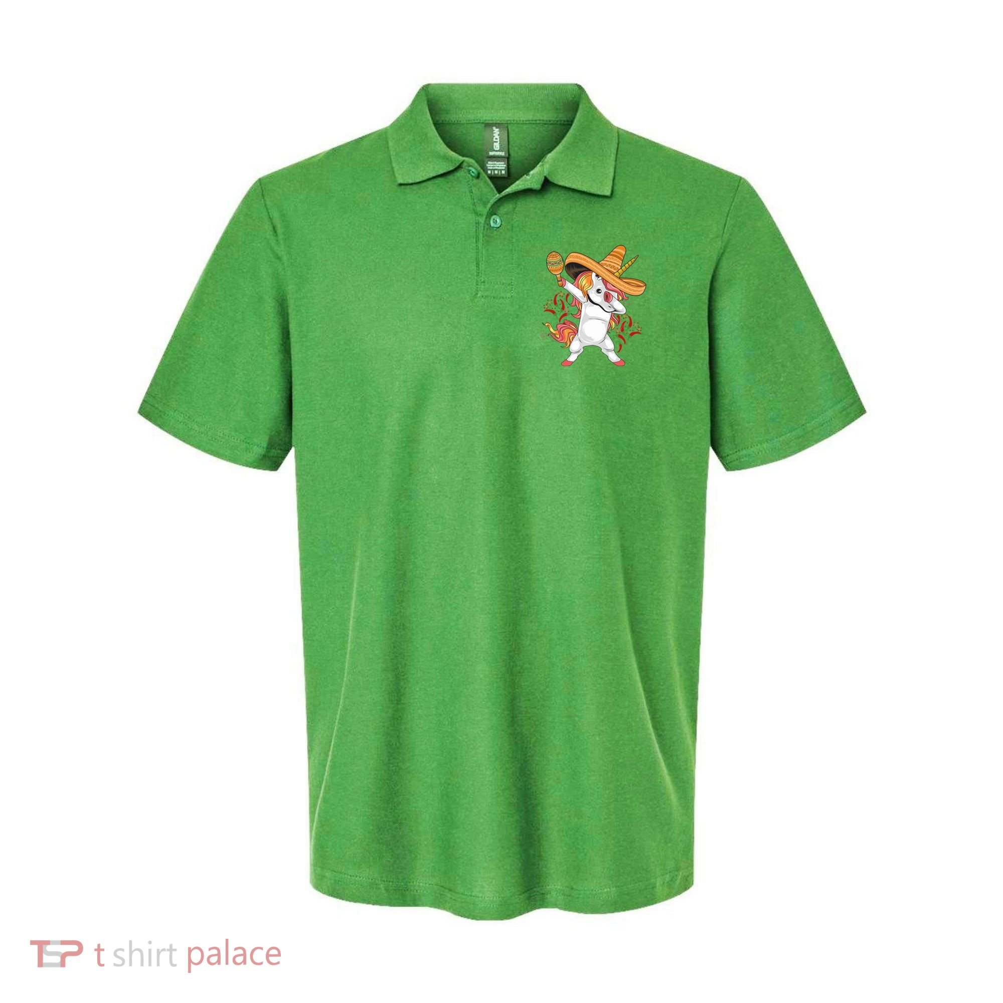 Cinco De Mayo Unicorn Dab Polo