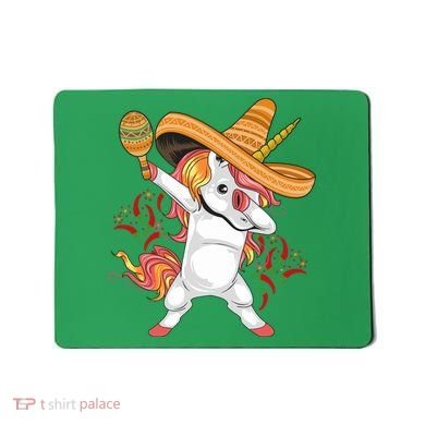 Cinco De Mayo Unicorn Dab Mousepad