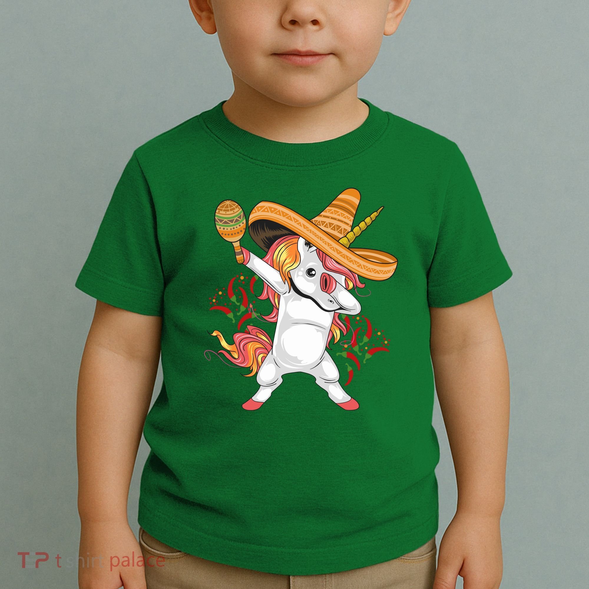 Cinco De Mayo Unicorn Dab Toddler T-Shirt